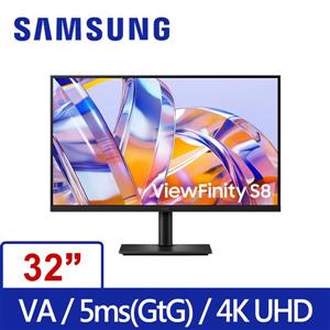 三星SAMSUNG S32H802UAC ViewFinity S8 4K 90W創作者色彩專業螢幕