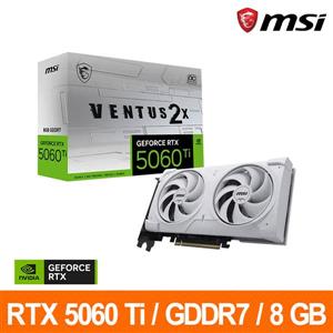 微星MSI RTX 5060 Ti 8G VENTUS 2X OC WHITE PLUS顯示卡