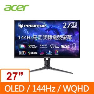 宏碁Acer X27U P2 26.5吋OLED電競螢幕