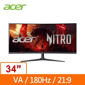宏碁Acer XZ340CKR P 34型 4K曲面電競螢幕