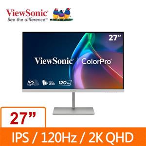 優派ViewSonic VP2766-2K-W 27吋IPS液晶顯示器