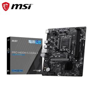 微星MSIPRO H610M-S DDR4 II INTEL 主機板