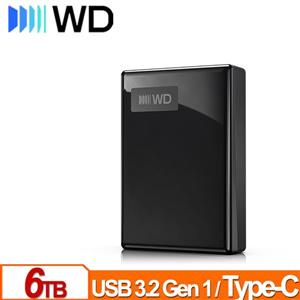 WD My Passport 6TB(黑) 2.5吋USB-C行動硬碟