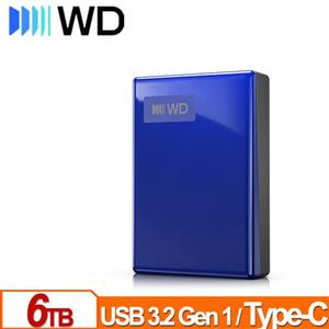 WD My Passport 6TB(藍) 2.5吋USB-C行動硬碟