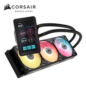 海盜船Corsair 二代 iCUE LINK TITAN 360 LCD RX ARGB CPU水冷散熱器【黑】