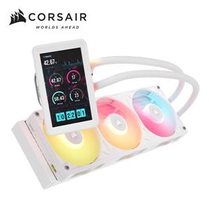 海盜船Corsair 二代 iCUE LINK TITAN 360 LCD RX ARGB CPU水冷散熱器【白】