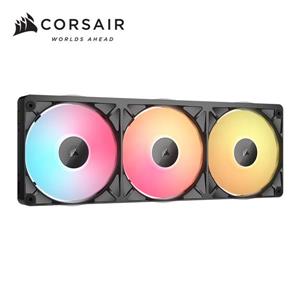 海盜船Corsair iCUE LINK二代  RX360 II RGB PWM一體式機殼排扇【黑｜含控制器】