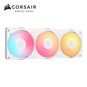 海盜船Corsair iCUE LINK二代   RX360 II RGB PWM一體式機殼排扇【白｜含控制器】