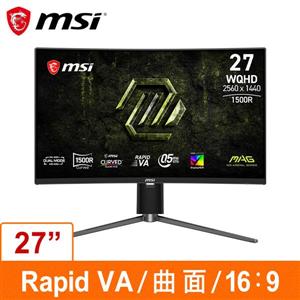 微星MSI MAG 274CQPDF X32 (27吋 電競曲面顯示器)