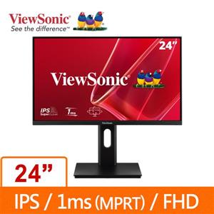 優派ViewSonic VA242-HDJ 23.8吋旋轉IPS液晶顯示器(環標)