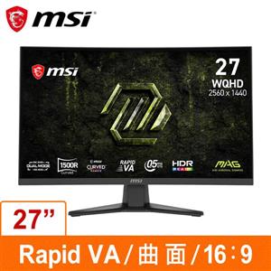 微星MSI MAG 275CQDF X24 (27吋電競曲面顯示器)