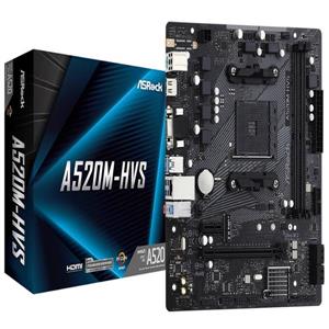 華擎 ASRock A520M HVS  AMD AM4 M-ATX  主機板