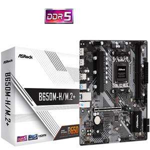 華擎 ASRock B650M-H/M.2+AMD AM5 M-ATX