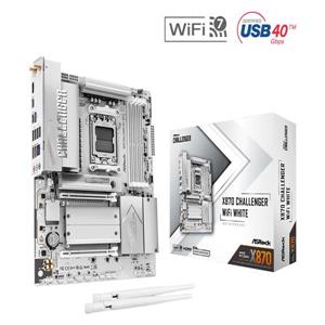 華擎 X870 CHALLENGER WIFI WHITE AMD主機板