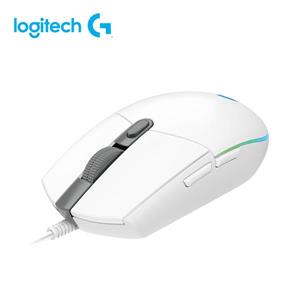 羅技 G102炫彩遊戲滑鼠-白