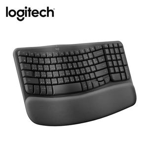 羅技 WaveKeys(石墨灰)人體工學鍵盤