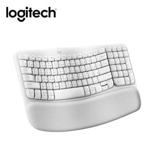 羅技 WaveKeys(珍珠白)人體工學鍵盤