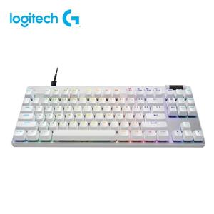 羅技 PRO X TKL(白)RAPID磁性類比式鍵軸有線電競鍵盤