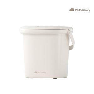 PetSnowy真空儲糧桶 米白