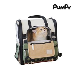 Purrpy戶外系列寵物外出包(雙包款) 森林綠