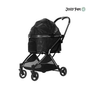 Jolly Pet Diamond Q自動收折寵物推車 黑