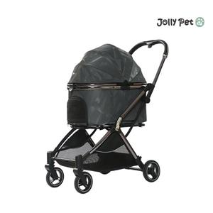 Jolly Pet Diamond Q自動收折寵物推車 灰