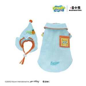 喵小元 海綿寶寶系列寵物睡衣套裝 海綿寶寶(L)
