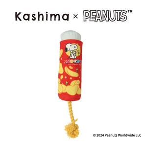 Kashima Snoopy薯片寵物玩具 紅