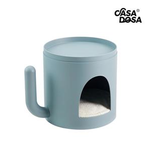 CASADOSA仙人掌多功能貓窩茶幾 藍