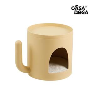 CASADOSA仙人掌多功能貓窩茶幾 黃